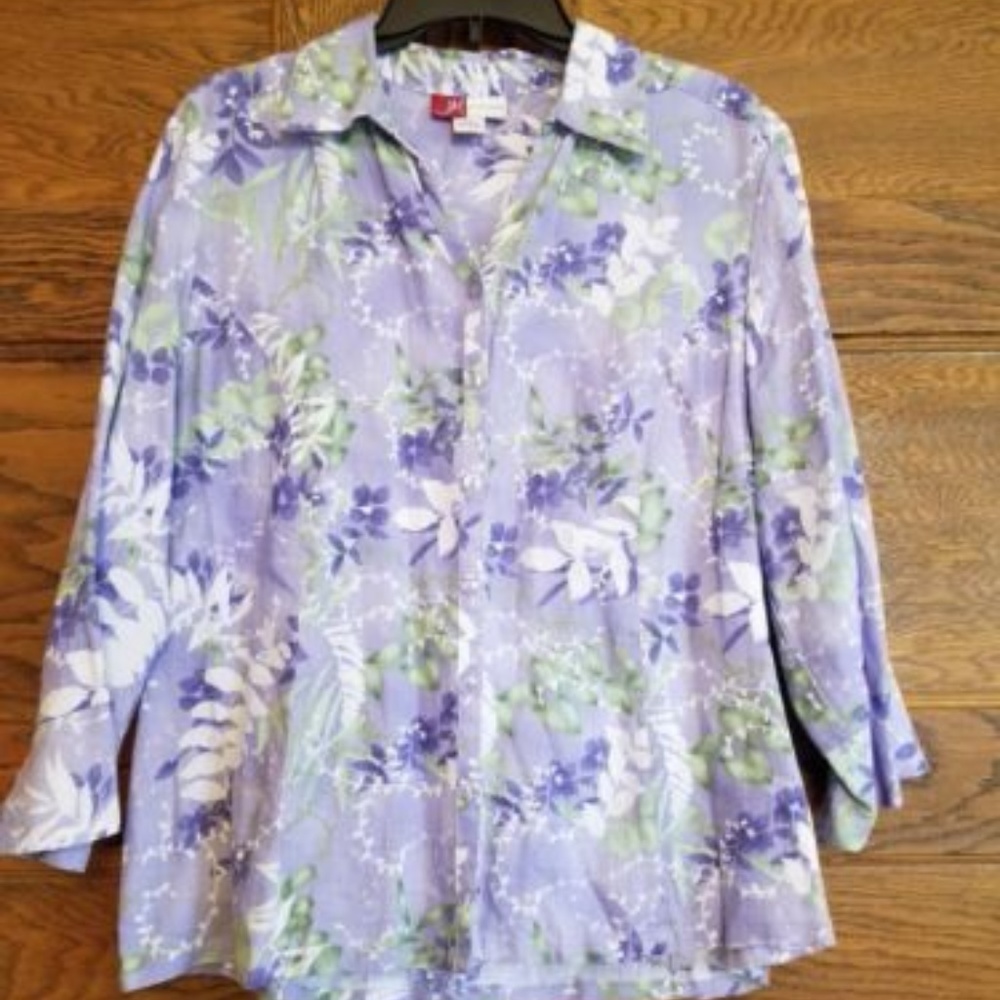 JM Collection Button Down Top